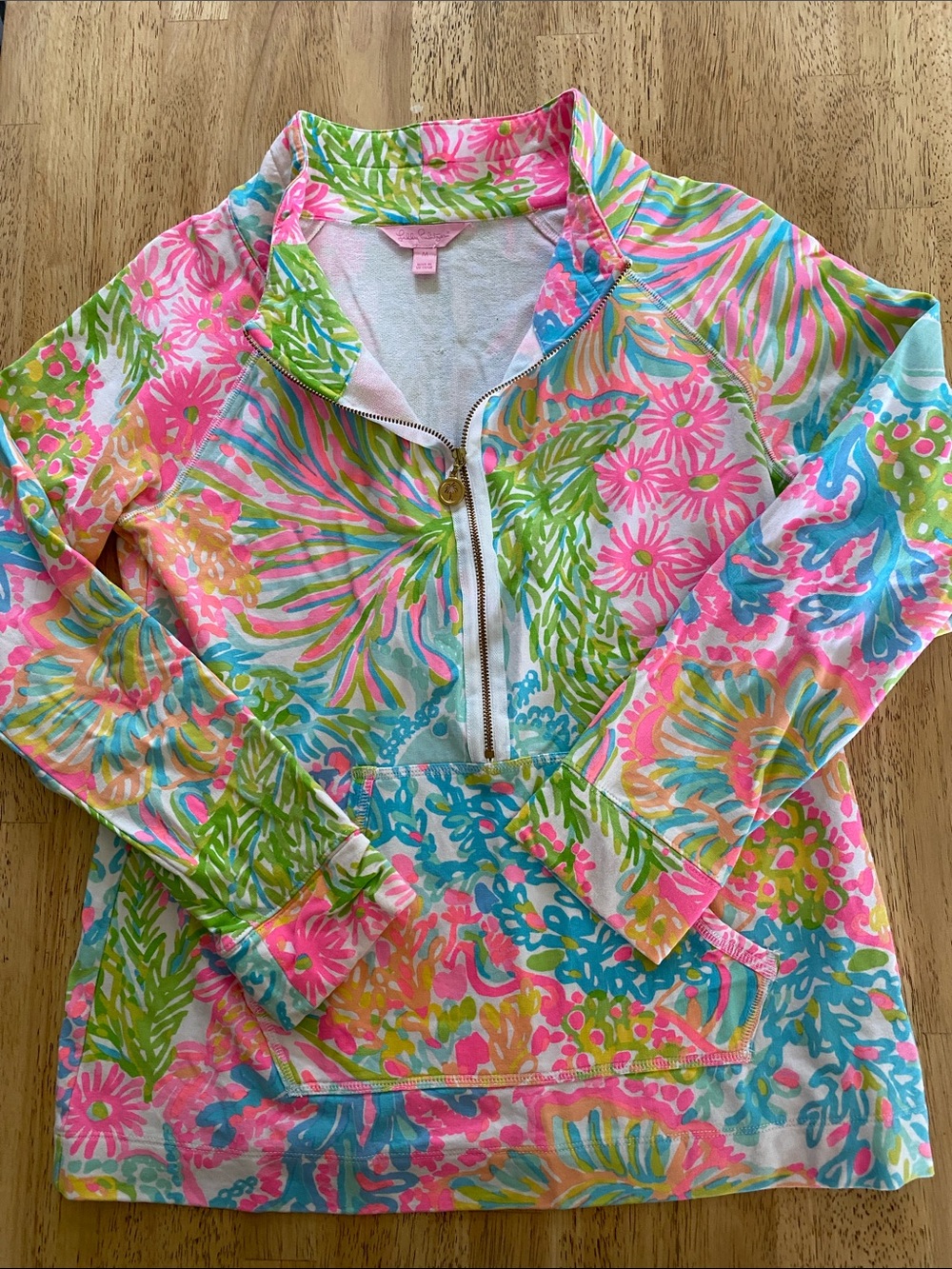 Lilly Pulitzer Skipper Popover Multi Lovers Coral